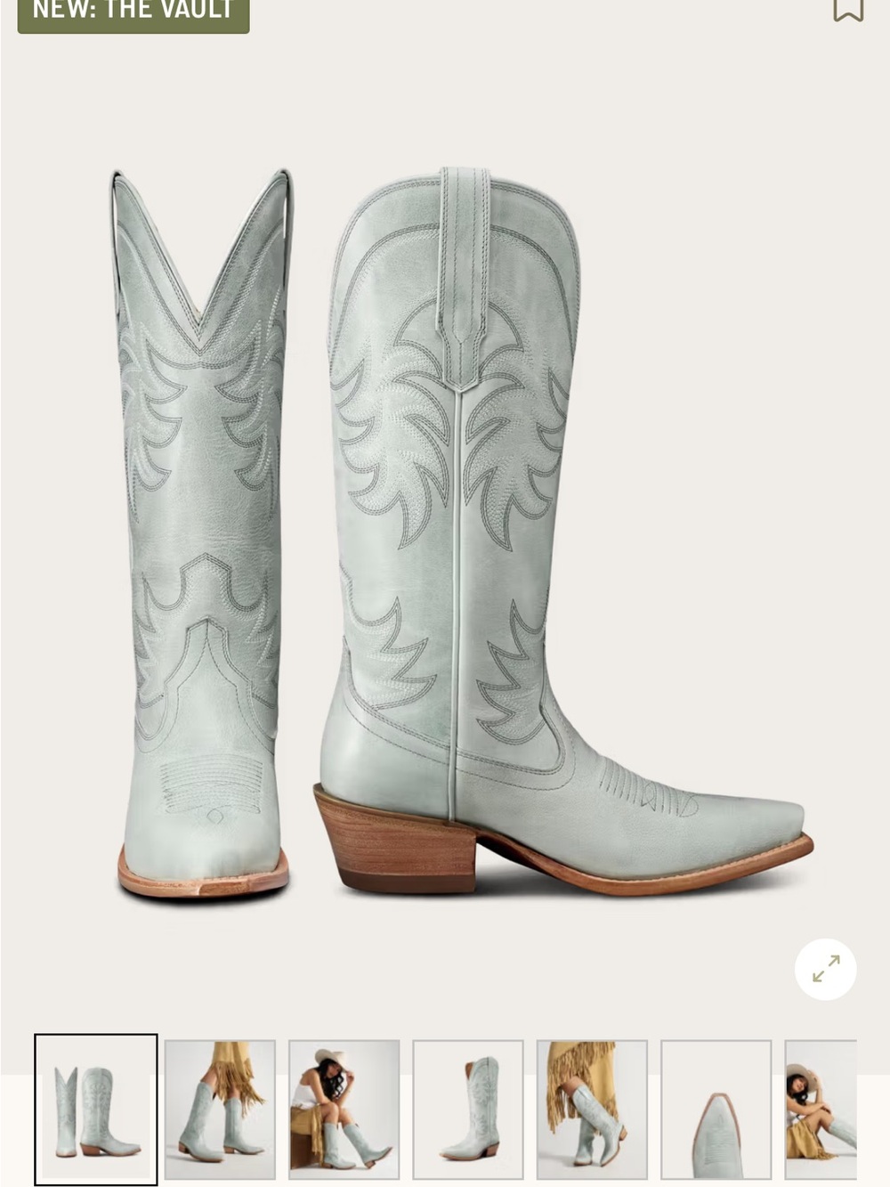 Tecovas Women's Annie limited edition slate Western Boots